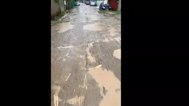 Cum arată străzile din Sectorul 1 după ploaie. Ioana Constantin (PMP): Primarul Dan Tudorache a zis că nu se poate asfalta din cauze obiective. Să le spună oamenilor care sunt acele cauze (VIDEO)