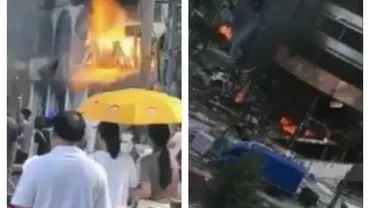 Explozie puternică la un restaurant din China (VIDEO)