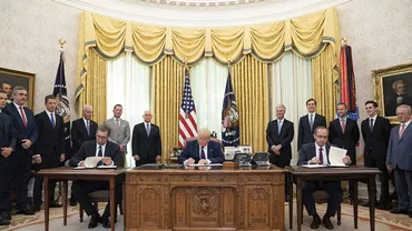 Donald Trump a fost nominalizat pentru a doua oară la Premiul Nobel pentru Pace 2021, după acordul între Serbia și Kosovo. Ar putea deveni al 5-lea președinte american din istorie care câștigă distincția