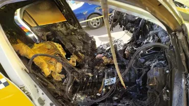 Răzbunare în stil mafiot la Suceava. Doi taximetriști s-au trezit cu mașinile arse, după ce au făcut o reclamație (VIDEO)
