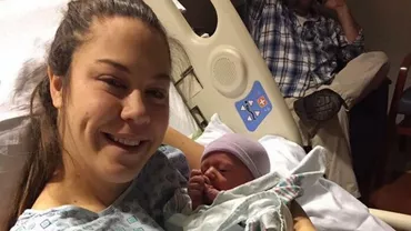 Incredibil! A aflat că este însărcinată cu doar 30 de minute înainte de a naște