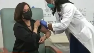 Kamala Harris, vicepreședintele ales al SUA, a fost vaccinată împotriva COVID-19. ''Vreau să încurajez pe toată lumea să se vaccineze'' (VIDEO)