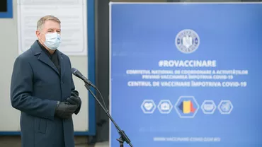 Klaus Iohannis: Sunt foarte bucuros să constat că foarte multă lume dorește să se vaccineze. Este o schimbare de atitudine pe care o salut în mod explicit (VIDEO)