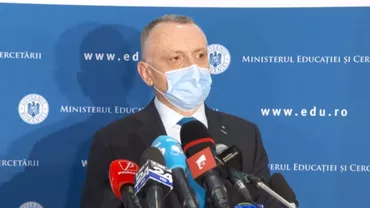 La câte cazuri de COVID-19 se suspendă cursurile: Precizările ministrului Educației, Sorin Cîmpeanu (VIDEO)