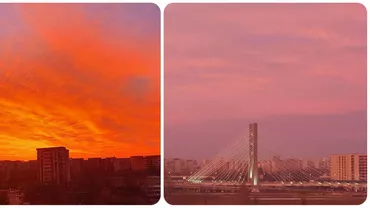 Apus impresionant în București. Spectacolul de culori a putut fi admirat de la Palatul Parlamentului la Basarb și până în Militari (GALERIE FOTO & VIDEO)