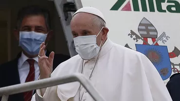 Papa Francisc și-a început vizita istorică în Irak: Este prima călătorie externă a Suveranului Pontif din ultimele 15 luni (VIDEO)