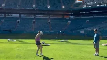 Simona Halep se pricepe și la fotbal. Și-a doborât recordul la „duble. Cum jonglează cu mingea (VIDEO)