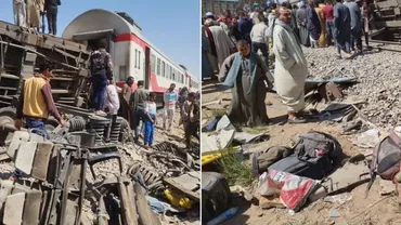 Grav accident feroviar în Egipt. Cel puțin 32 de morți și 66 de răniți (VIDEO)