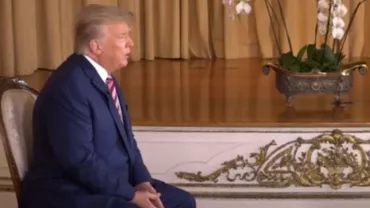 Donald Trump a oferit primul interviu după ce și-a încheiat mandatul la Casa Albă. Moderatoarea a fost chiar nora acestuia. Înregistrarea a fost elimintă de Facebook (VIDEO)