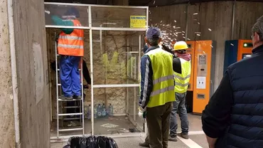 Demolarea spațiilor comerciale de la metrou continuă: Sunt eliminate construcțiile ilegale din stația Basarab
