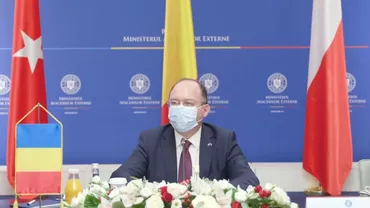 Ministrul afacerilor externe, Bogdan Aurescu, a deschis sesiunea plenară a Trilateralei România-Polonia-Turcia pe teme de securitate (VIDEO)