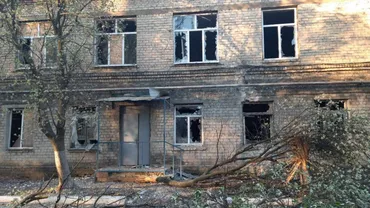 Ucraina: Un spital COVID a fost bombardat de separatiști (VIDEO)