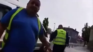 Biciclist înjurat și amenințat de muncitori de la RADP Cluj. Bărbatul le atrăsese atenția că au parcat pe pista de biciclete (VIDEO)
