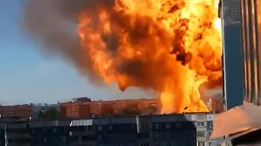 Explozie violentă în Rusia, cu zeci de victime. Imagini apocaliptice (VIDEO)