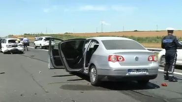 Blestematul km 182! Încă un accident în lanț pe A2, chiar în zona în care a fost carambolul cu 50 de maşini