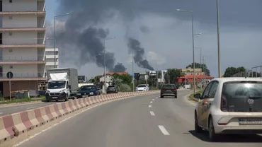 Explozie și incendiu la Petromidia Năvodari. Cinci răniți și o persoană dispărută