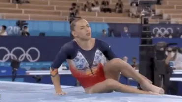 Jocurile Olimpice de la Tokyo: Gimnasta Larisa Iordache, accidentată la bârnă