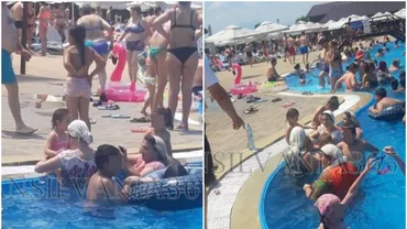 Mai multe femei, scoase cu paza din piscină la Paradisul Acvatic, după ce au făcut baie îmbrăcate