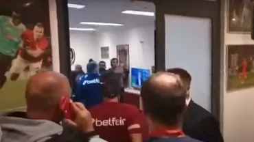 Haos la CFR Cluj. S-au luat la bătaie în vestiar, după eșecul cu Steaua Roșie Belgrad (VIDEO)