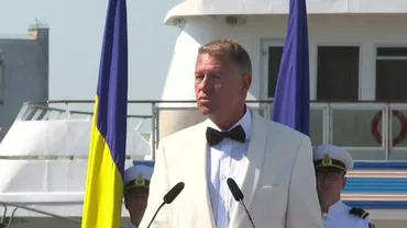 Klaus Iohannis, alocuțiune de Ziua Marinei: Fără o armată puternică, România nu își poate menține statutul de membru NATO important (VIDEO)