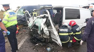 Accident grav pe DN 2. Patru morți și două persoane grav rănite în urma impactului