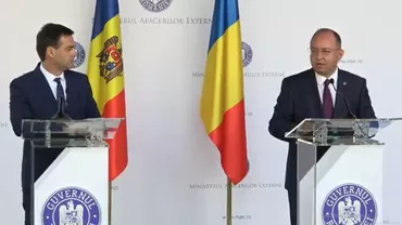 Bogdan Aurescu, la conferința comună cu ministrul moldovean de Externe , Nicu Popescu: Avem un obiectiv strategic bilateral comun, parcursul european ireversibil al Republicii Moldova