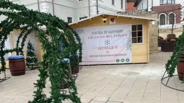 Primăria Piatra Neamţ a amenajat un centru de vaccinare împotriva Covid-19, la Târgul de Crăciun