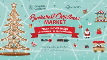 Târgul de Crăciun din Bucureşti se deschide pe 26 noiembrie. Pot intra doar cei care au certificat verde. Cât costă biletul