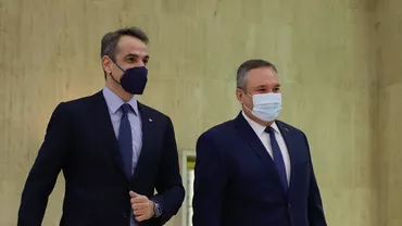 Nicolae Ciucă, după întâlnirea cu premierul Greciei: „Există un potențial foarte mare de dezvoltare a dialogului bilateral care trebuie valorificat atât în plan economic, cât și în plan sectorial” (VIDEO)