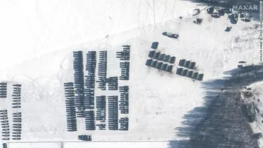 Mobilizarea trupelor și armelor rusești la granița cu Ucraina. Noi imagini din satelit (GALERIE FOTO)