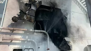 Un petrolier sub pavilion moldovenesc a fost lovit de un obuz în Marea Neagră. La bord a izbucnit un incendiu iar echipajul a părăsit nava cu vestele de salvare
