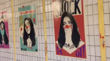 Peroanele de la stația de metrou Piața Romană, transformate în galerii de artă (VIDEO)