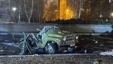 Explozie puternică în estul Ucrainei, în apropierea sediului administrației separatiste (VIDEO)