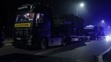 Trei mașini ale Armatei, implicate în accident pe DN1. Ele însoțeau un convoi militar