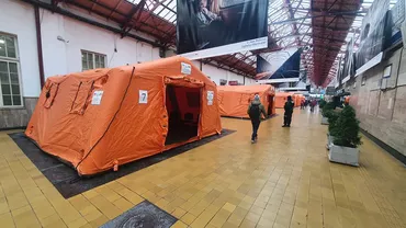 Sute de refugiați au ajuns la București. Încă trei corturi, instalate în Gara de Nord
