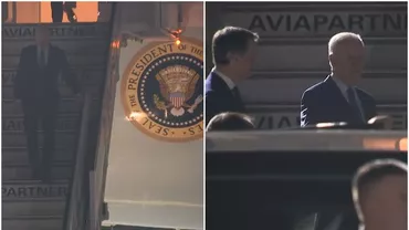 Joe Biden a ajuns la Bruxelles. Președintele american va participa la summiturile legate de problemele din Ucraina (VIDEO)