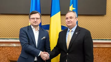 Întâlnire Nicolae Ciucă - Dmitro Kuleba, la Palatul Victoria. Ministrul ucrainean a solicitat României să contribuie la eforturile de reconstrucție a țării sale