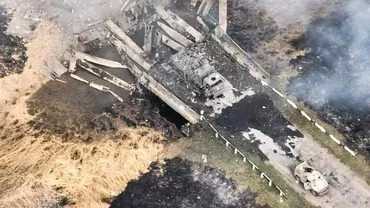 Ucrainenii au aruncat în aer un pod pe care se aflau trupe rusești