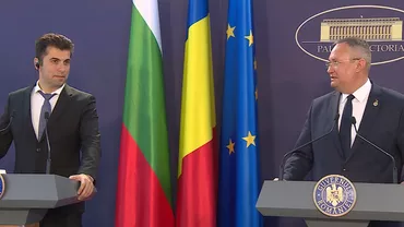 Premierul Nicolae Ciucă, după discuțiile cu omologul bulgar: Susținem aderarea împreună a Republicii Moldova, Ucrainei și Georgiei la UE (VIDEO)