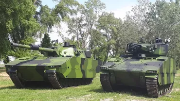 Un nou blindat ar putea intra în dotarea Armatei Române. Poate fi suplimentat cu blindaj adițional și transformat în tanc mediu de luptă (VIDEO)