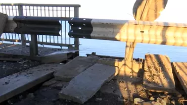Podul de la Zatoka din regiunea Odesa, atacat pentru a cincea oară, cu rachete (video)