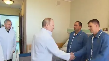 Vladimir Putin a vizitat pentru prima dată soldați ruși răniți în războiul din Ucraina (VIDEO)