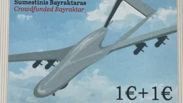Poșta lituaniană vinde timbre cu drona Bayraktar: Este recomandat să trimiteți scrisori lui Olaf Scholz și Macron