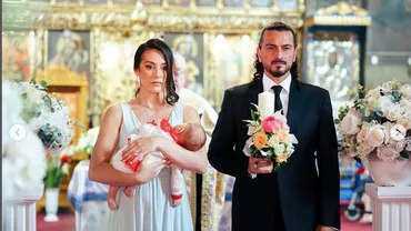 Cătălina Ponor și Bogdan Jianu, nași de botez pentru o fetiță