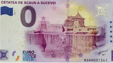 Bancnota oficială de zero euro, acreditată de Banca Centrală Europeană, a ajuns la Suceava. Cu ce sumă poate fi achiziționată