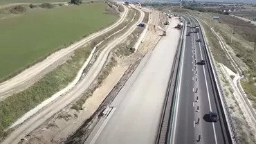 Alunecare de teren pe lotul 2 al Autostrăzii Sebeș - Turda (VIDEO)