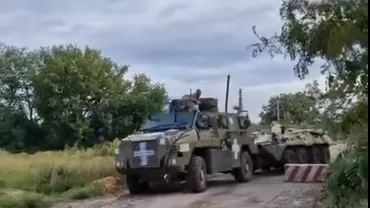 Imagini incredibile: Cum folosesc ucrainenii blindatul australian Bushmaster  (video)