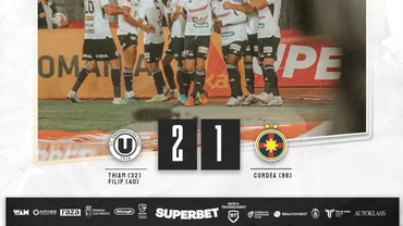 U Cluj – FCSB 2-1. Ardelenii au reușit să câștige derby-ul etapei