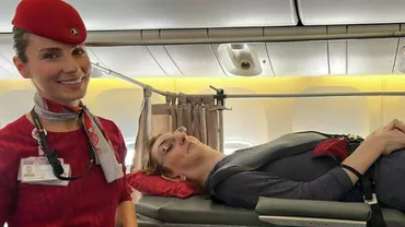 Cea mai înaltă femeie din lume a călătorit pentru prima dată cu avionul