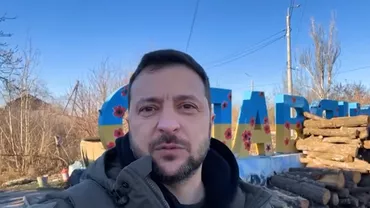 Vizită surpriză: Zelenski, în Donbas, în apropiere de front (VIDEO)